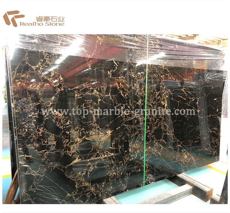 black nero portoro marble