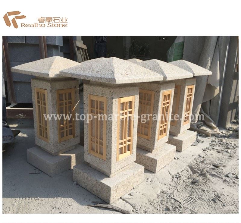 White Stone Lanterns