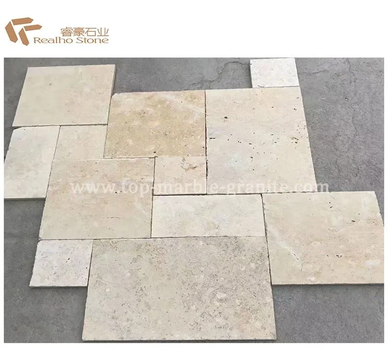 travertine french pattern tile