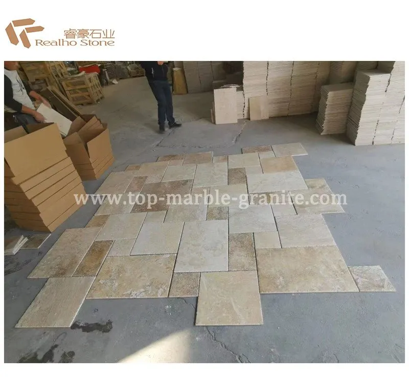 french pattern travertine