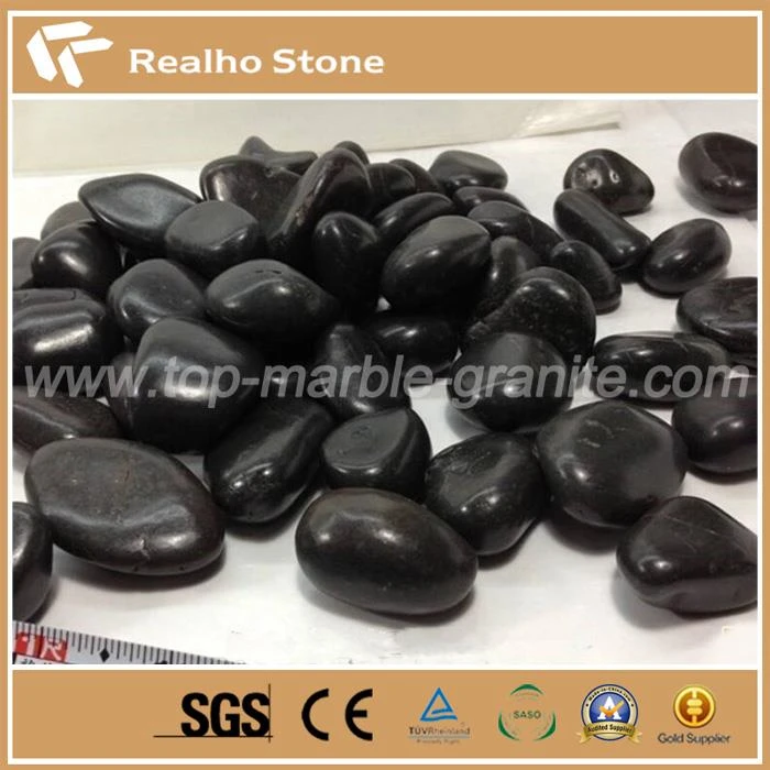 Black Massage Pebble Stone