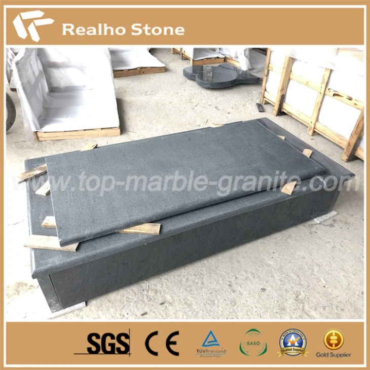 Dark Grey Granite Heart Caving Monument