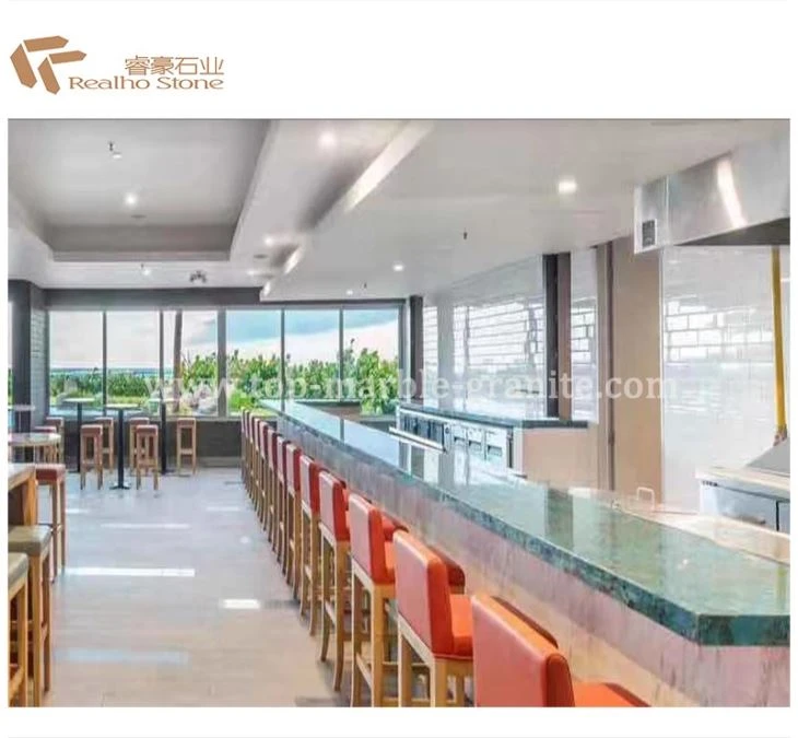 Luxury Commercial Bar Marble Stone Countertop