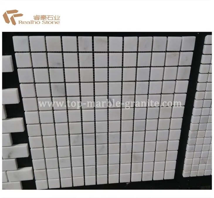 Alabaster White Marble Mosaic Tiles