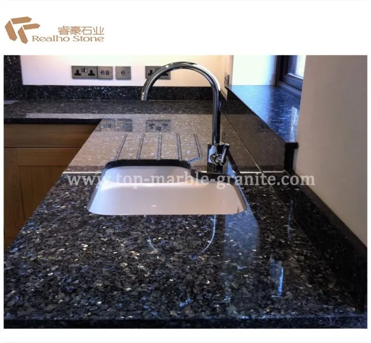 Blue Pearl Granite Kitchentops