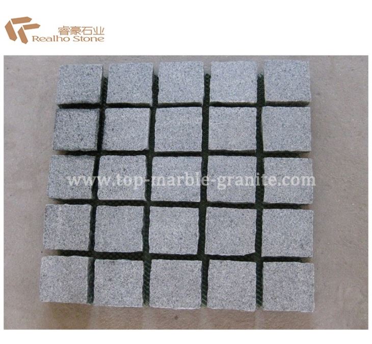 cobblestone paving