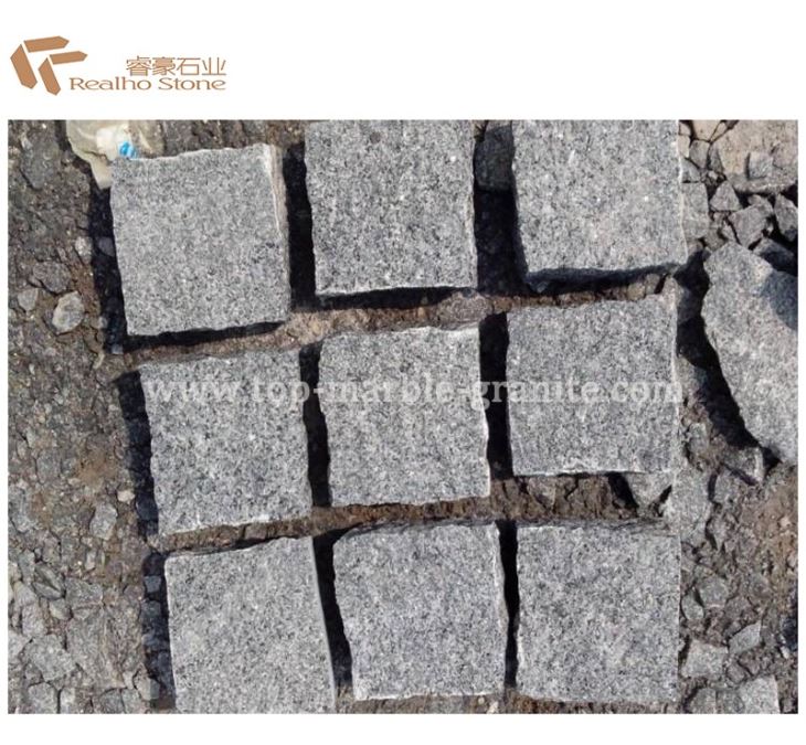 G684 granite mesh cobblestone
