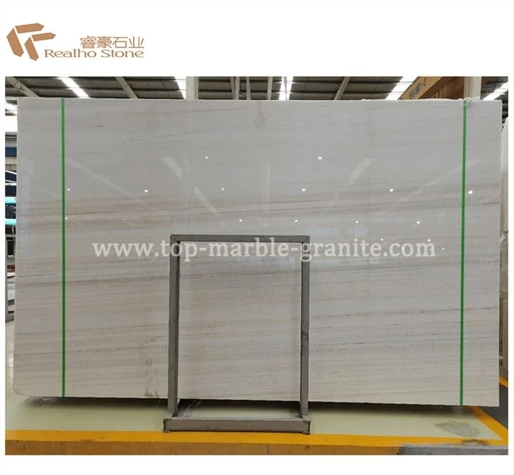 Eurasian White Wood Marble Slab