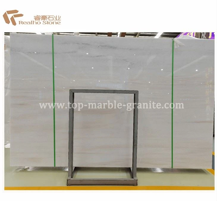 Eurasian White Wood Marble Slab