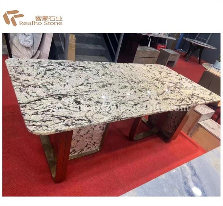 Luxury Round Granite Stone Dining Table Top