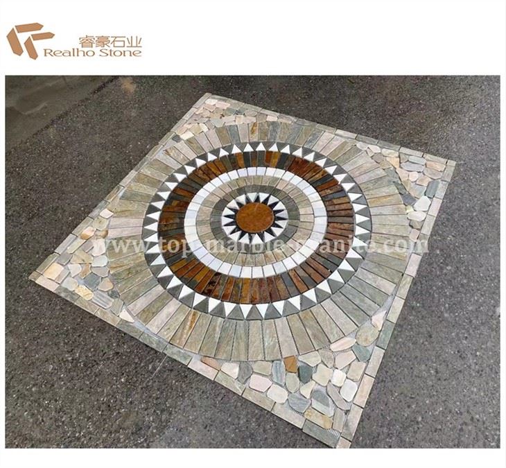 Slate Mosaic Medallion