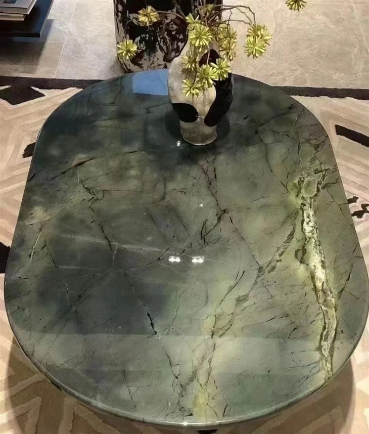 green marble island